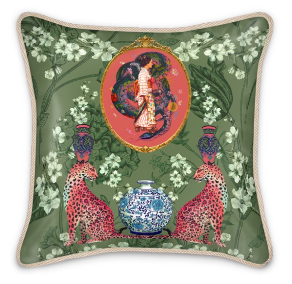 Mishcka Spring Silk Cushion