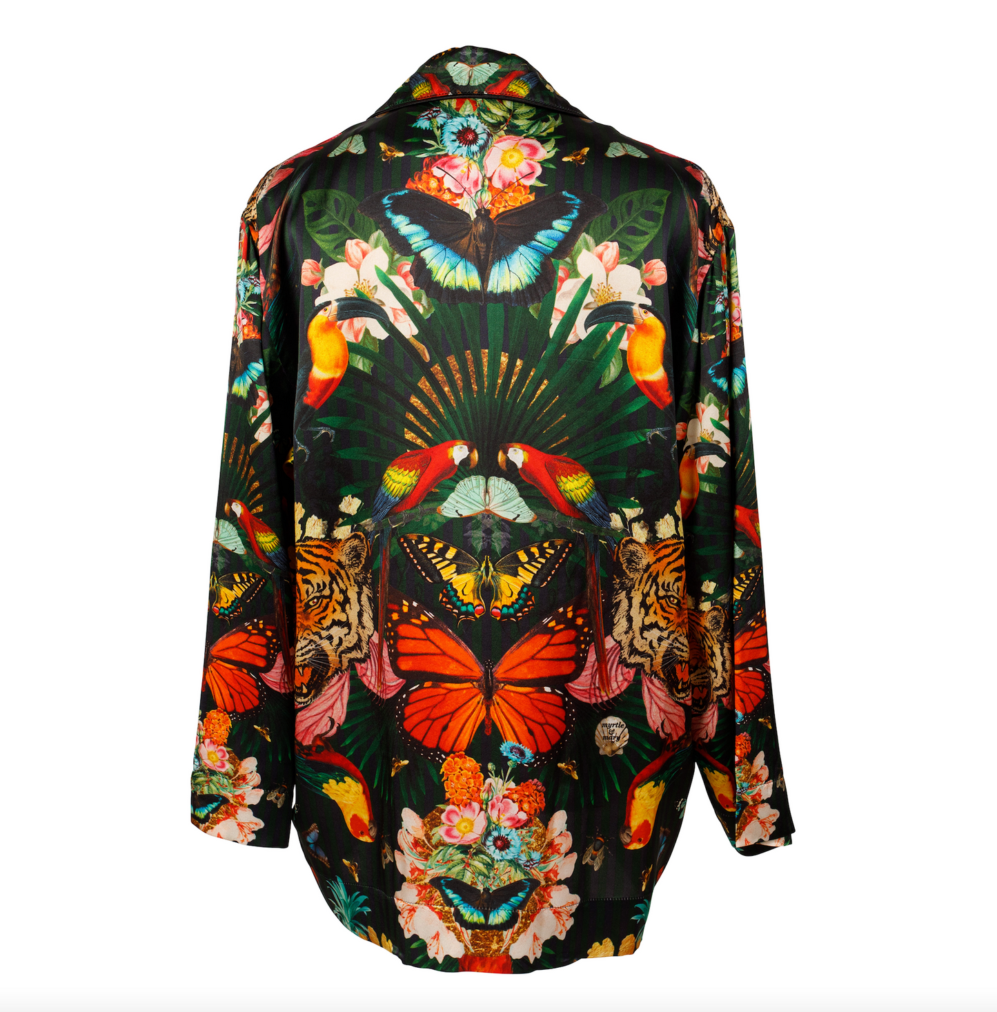 Paradise Lost "Night" - Silk Pyjamas with Shorts