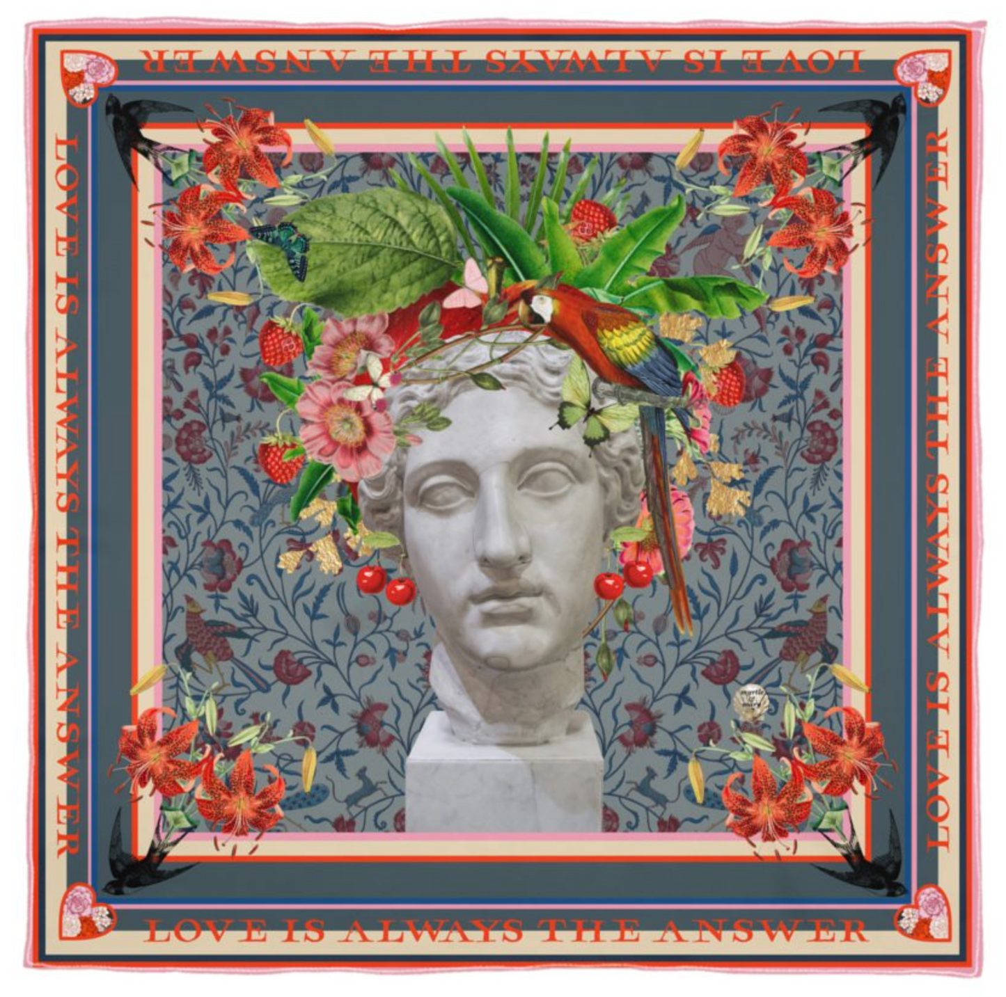 Aphrodite Georgette Silk Scarf