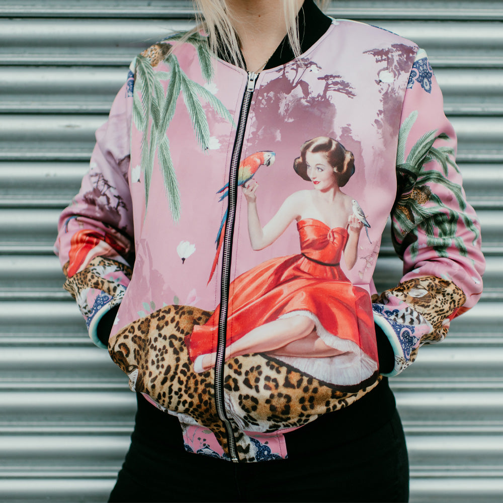 Patch Design Bomber Jacket - Youth – Bella Dance Couture